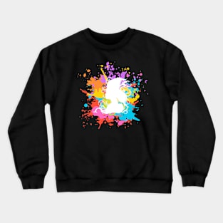 colorful woman Crewneck Sweatshirt